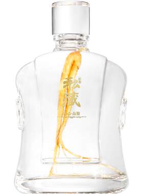 高档精白料玻璃空酒瓶存酒专用