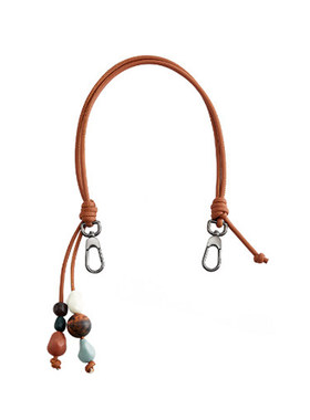 适用于珑骧xtra饺子包肩带改造龙骧mini牛皮包陶艺串珠包带子配件