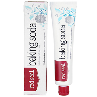 新西兰进口Red Seal红印小苏打牙膏无氟洁净牙齿口气清新薄荷