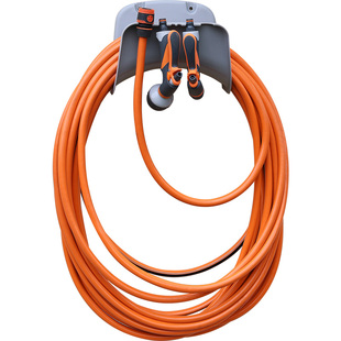 朗祺挂墙式浇花水管收纳架绕管架洗车水管架绕管器家用卷管盘管器