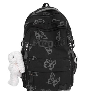 AORDA 书包初中女生通勤双肩包大容量高颜值小众原创旅游日常背包