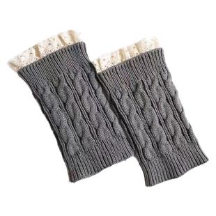 袜套女2025新款冬灰色加厚配鲨鱼裤雪地靴子打底裤针织高级感短款