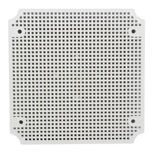 ABS防水接线盒网格底板塑料板户外密封盒监控电箱固定安装蜂窝板