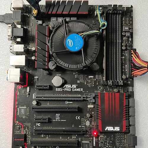 华硕b85pro-gamer 带I5-4460cpu 带DD—议价