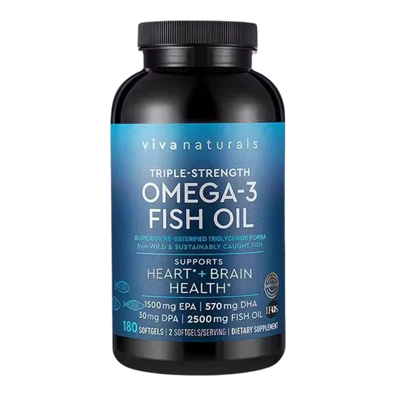 Viva美国rTG鱼油Omega-3180粒