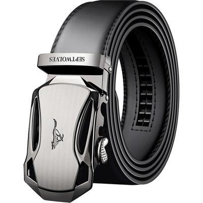 七匹狼男士真皮自动扣商务皮带潮