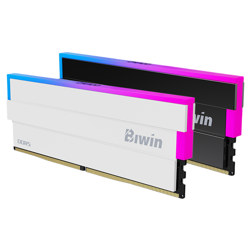 佰维DW100 DDR5台式机RGB内存条24G*2/48G*2套装6000频率c28时序
