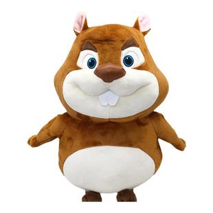 熊出没之玩具洞洞幺毛绒公仔怪兽计划2熊大熊二光头强玩偶男女生