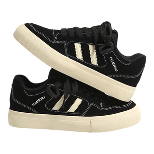 环球增高黑色板鞋226春季新款百搭学生内增高休闲运动鞋男士鞋子