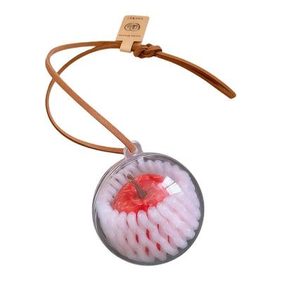 创意一颗红苹果挂件汽车装饰礼物