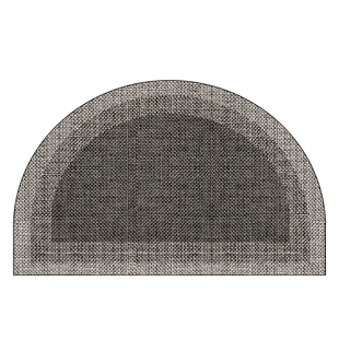半圆形卫生间地垫加厚防磨吸水垫浴室外门口速干地毯厕所防滑脚垫