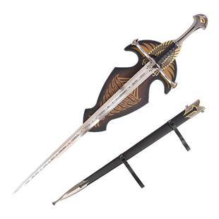 重铸版纳西尔圣剑金属武器阿拉贡剑魔戒指环王周边COS道具未开刃