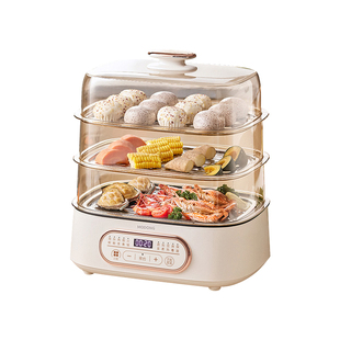 日本2026年新款多层家用可预约电蒸锅蒸鱼专用长方形多功能电火锅