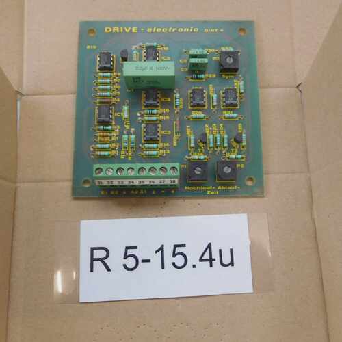 Drive electronic DINT 4, Hochlauf-Ablauf-Zeit Board dint 4 ,