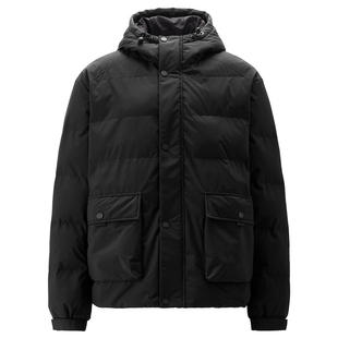 佐丹奴棉衣外套男休闲时尚工装风保暖棉服大口袋连帽夹克01074673