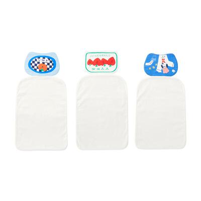 幼儿园吸汗巾垫背巾3条装