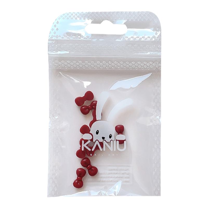 美甲蝴蝶结饰品甜心芭比卡通可爱猫猫领结树脂钻饰穿戴甲指甲装饰