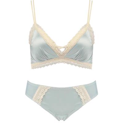 法式风情美背聚拢薄款文胸