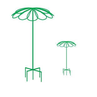 户外铁艺雨伞铁线莲爬藤架支架伞型花架庭院花园植物攀爬支撑架子