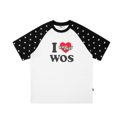 ILOVEWOS520情侣插肩短袖