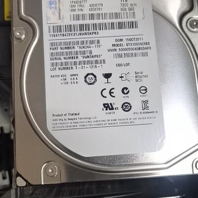 【维修议价】IBM 3650m3 m4硬盘 FRU:42D0778 希捷议价527