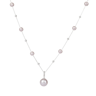 DIGU轻奢满天星珍珠链条项链女法式气质优雅高级感颈链百搭锁骨链