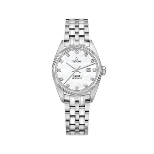 【限时钜惠】Titoni瑞士梅花手表宇宙系列时尚轻奢机械女士手表