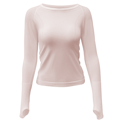 蓝小可修身显瘦瑜伽服T恤速干女