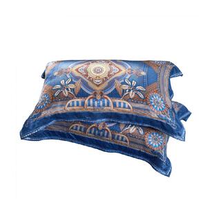 富安娜真丝枕套100%桑蚕丝重磅丝绸天丝枕头套美容枕巾48x74cm