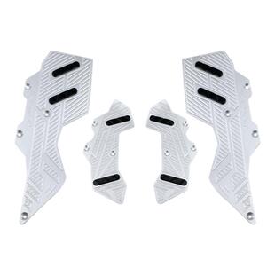 适用雅马哈20-25款NMAX155护杠改装铝合金脚踏板不锈钢护杆保险杠