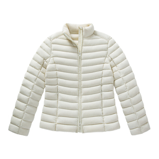 YANGLE_排骨羽绒服女2025冬季新款韩系收腰短款立领鸭绒保暖外套