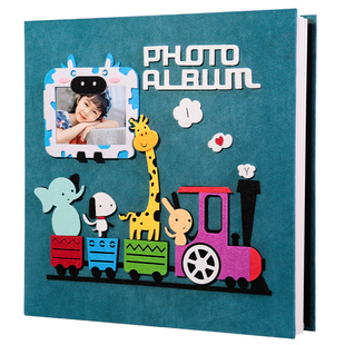 相册本diy宝宝成长记录家庭手工自粘大容量纪念册定制儿童6寸影集