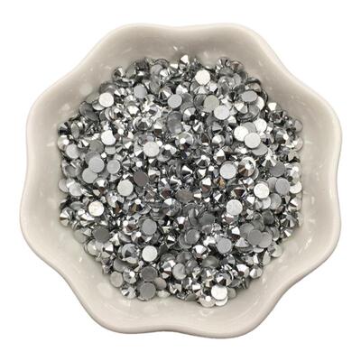 dana平底钻矿银色玻璃贴钻水钻