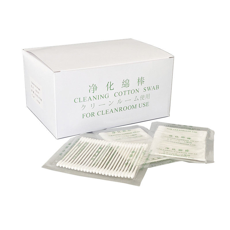 无尘棉签净化棉棒精密仪器纸杆双头尖圆头擦拭棒BB013替代HUBY340