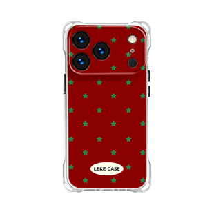 星星圣诞节氛围~适用苹果17手机壳带挂绳15手腕iphone16promax四角防摔14手提小米13包包12带子短款pura80