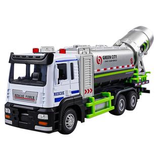 喷雾车模型儿童洒水车消防车汽车玩具合金喷水车工程车男孩雾炮车