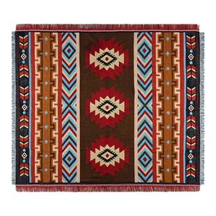 美式沙发毯午睡盖毯户外露营毯野营毯帐篷装饰地毯后备箱毛毯挂毯