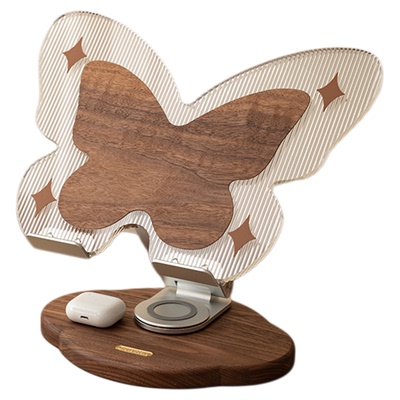 蝴蝶笔记本电脑支架桌面增高架