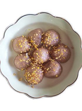 淘藕人藕粉圆扬州特产多种口味
