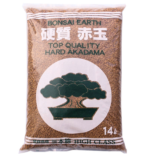 三本线赤玉土日本进口硬质不易粉化盆景松柏类专用多肉颗粒营养土