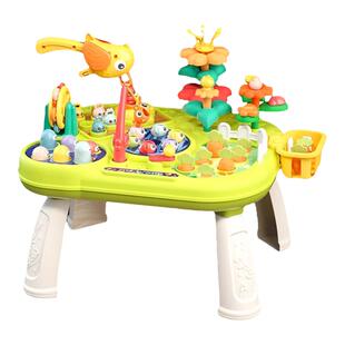 早教游戏桌婴幼儿玩具儿童1一3岁宝宝忙碌益智多面体多功能学习桌