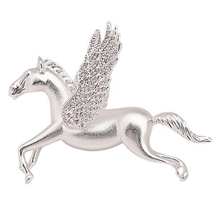 【马年开运】轻奢生肖胸针西装配饰大衣飞马胸花别针新年礼物6066