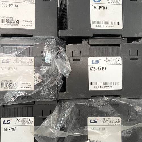溢价-LS产电PLC扩展模块，型号:G7E-RY16A。正常使用