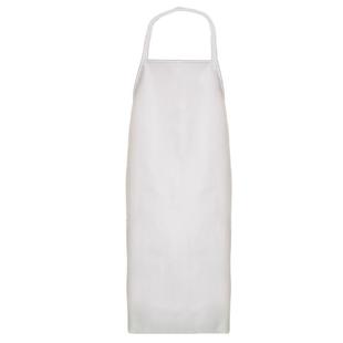 皮革PU防油防水成人厨房灶台无袖菜市场围裙白色水产黑色工作服