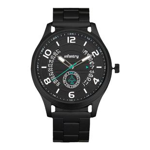 Infantry鹰轰飞行员系列指挥官男士腕表石英钢带款手表情人节礼物