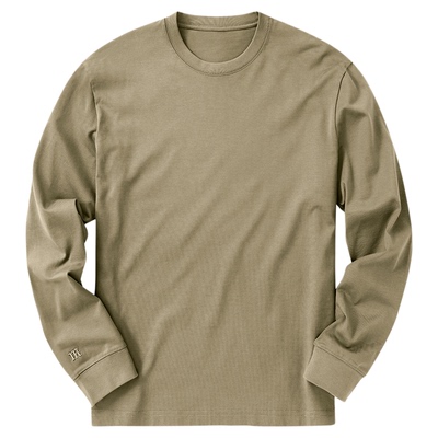 布先生新款长袖重磅T恤男款宽松