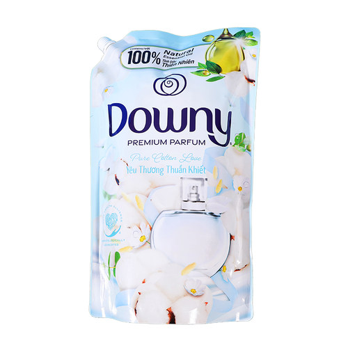 正品越南当妮柔顺剂Downy多丽香氛衣物护理剂护理液1.35L袋装包邮