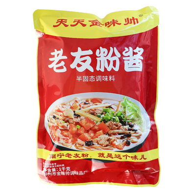 【厂家直销】金味帅老友粉调料酱广西特产南宁老友粉伊面调味料