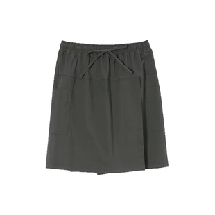 灰色山本工装裙裤女夏季薄款短裤裙大码胖mm显瘦小个子a字五分裤
