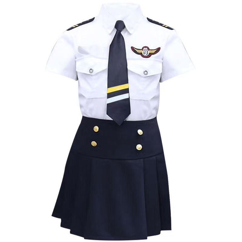 儿童空军制服男女童小海军演出服